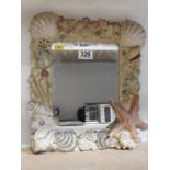 Decorative Shell Mirror