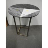 Marble Topped Metal Frame Table from John Lewis