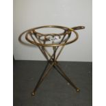 Campaign Brass Cooking Stand