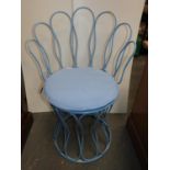 Metal Framed Chair with Cushion Supplied by John Lewis