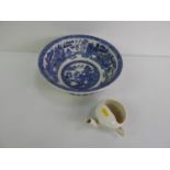 Willow Pattern Bowl, Moustache Cup etc