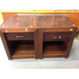 Pair of Bedside Cabinets