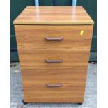 Three Drawer Bedside