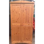 Pine Two Door Wardrobe