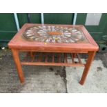 Tile Topped Coffee Table