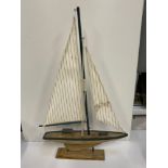 Model Wooden Yacht