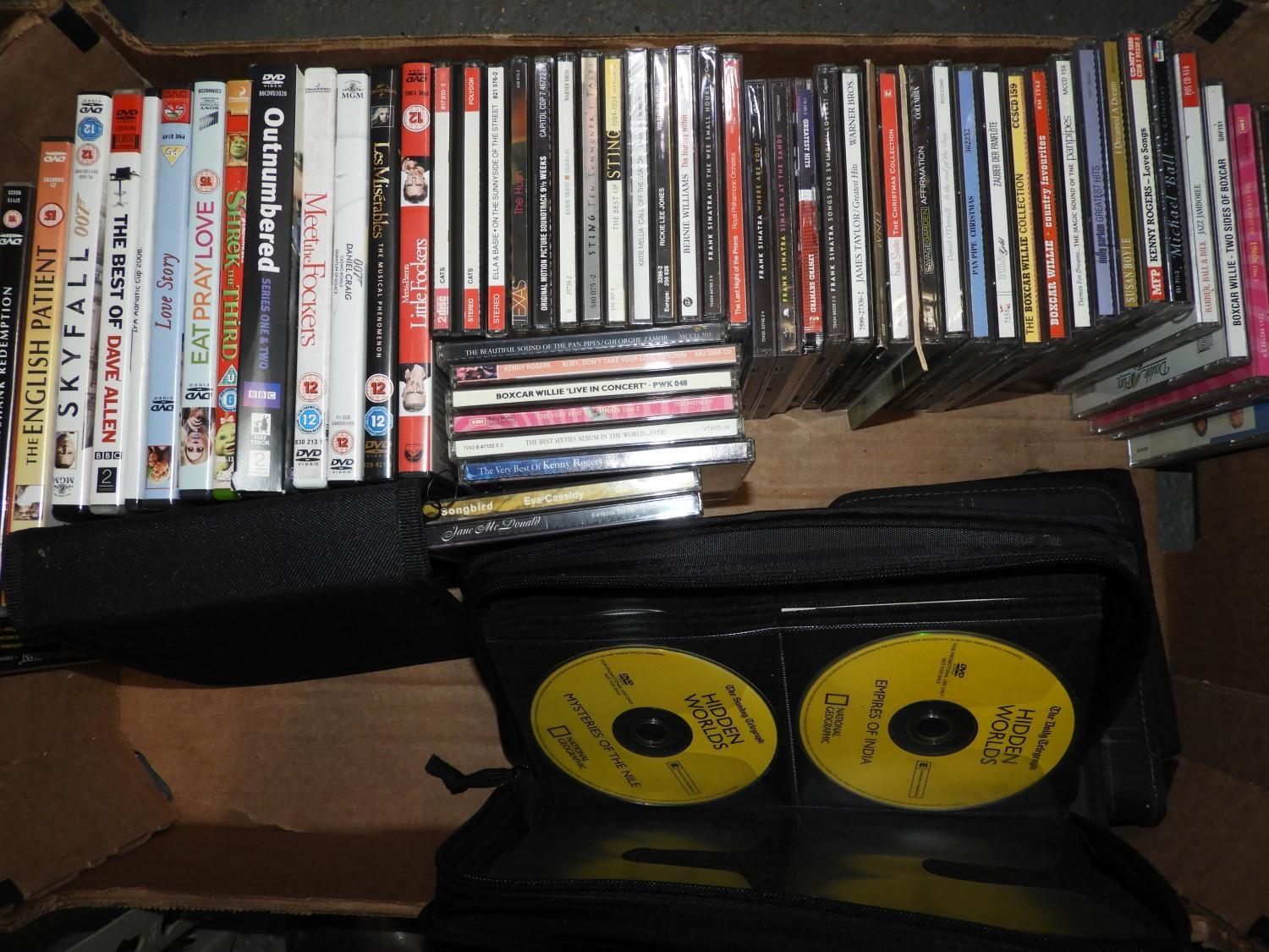 CDs and DVDs etc