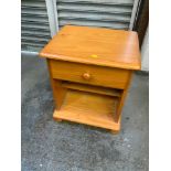 Pine Bedside