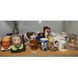 Sylvac Character Jugs, Steins and Other Mugs