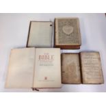 3x Old Books - The Bible, The Bible Designed to be Read as Literature, Pious Breathings