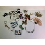 Costume Jewellery - some Silver