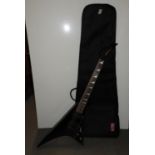 Jackson RR Flying V Guitar with Floyd Rose Floating Tremolo Humbucker Pickups - New Bag, Strap, Lead