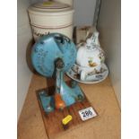 Bean Slicer and Storage Jars etc