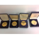 4x Norwich Union Classic Car Rally Medals