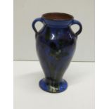 Torquay Ware Vase with Butterfly