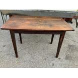 Small Oak Table with Single Drawer