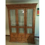 Pine Wardrobe with Drawer Storage under - NB: This item has been dismantled for removal and will
