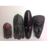 Wooden African Masks