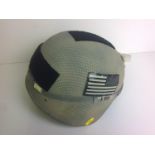 US Army Kevlar Combat Helmet - No Lining - X Large with Service Markings