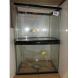 2x Small Aquariums