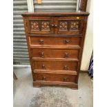 Oak Chest of Four Drawers