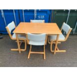 Modern Table and 4x Chairs - Club8 Denmark