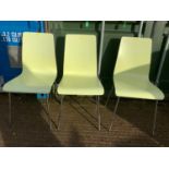 3x Modern Chairs