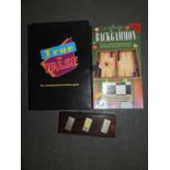 Backgammon Set, Dominoes etc