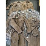 8x Ladies 3/4 Length Suede Coats - Various Sizes