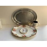 Hollinghead and Kirkham Meat Plate Coalport Plate etc