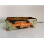 Wooden Lyons Milk Chocolate Box C1930