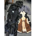 Quantity of Leather Jackets etc - Various Sizes