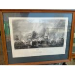 Framed Print - The Battle of Trafalgar