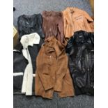 Quantity of Leather Jackets etc - Various Sizes