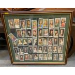 Framed Cigarette Cards - Kings and Queens of England