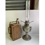 Oil Lamp and Oil Can