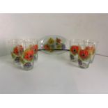 Retro Drinking Glasses