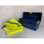 Tool Box and High Visibility Vests