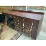 Large Shop Cabinet - Originally from a Local Chemists - 187cm W x 65cm D x 92cm H