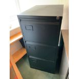 Three Drawer Metal Filing Cabinet