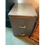 Two Drawer Metal Filing Cabinet