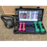 4kg Kettle Bell Weight and Set of Dumbells etc