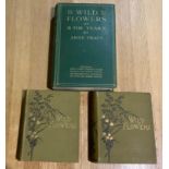 3x Books - Wild Flowers by Anne Pratt