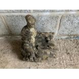 Concrete Garden Ornament - Lady on Bench