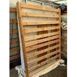 Pine Double Bed with Mattress