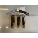 4x Pocket Knives