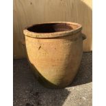 B. H. Brannam Large Salt Glazed Pot - 41cm High - A/F