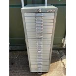 Thirty Drawer Bisley Filing Cabinet