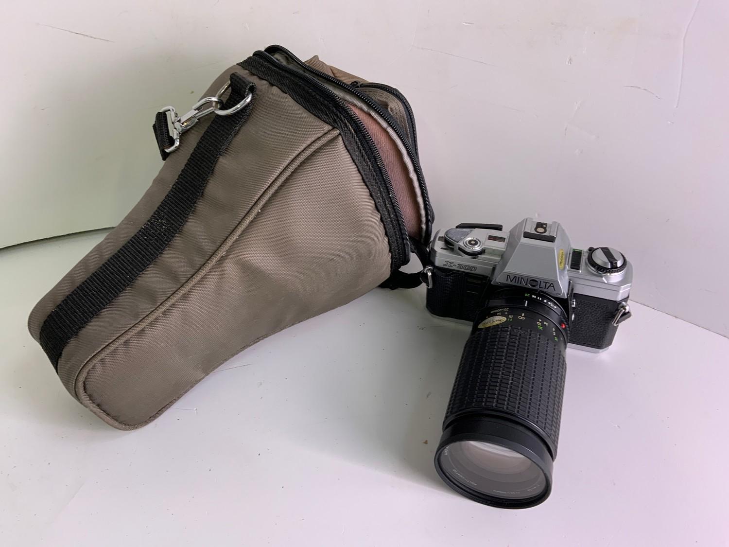Minolta Camera in Bag