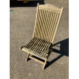 Folding Teak Garden Chair